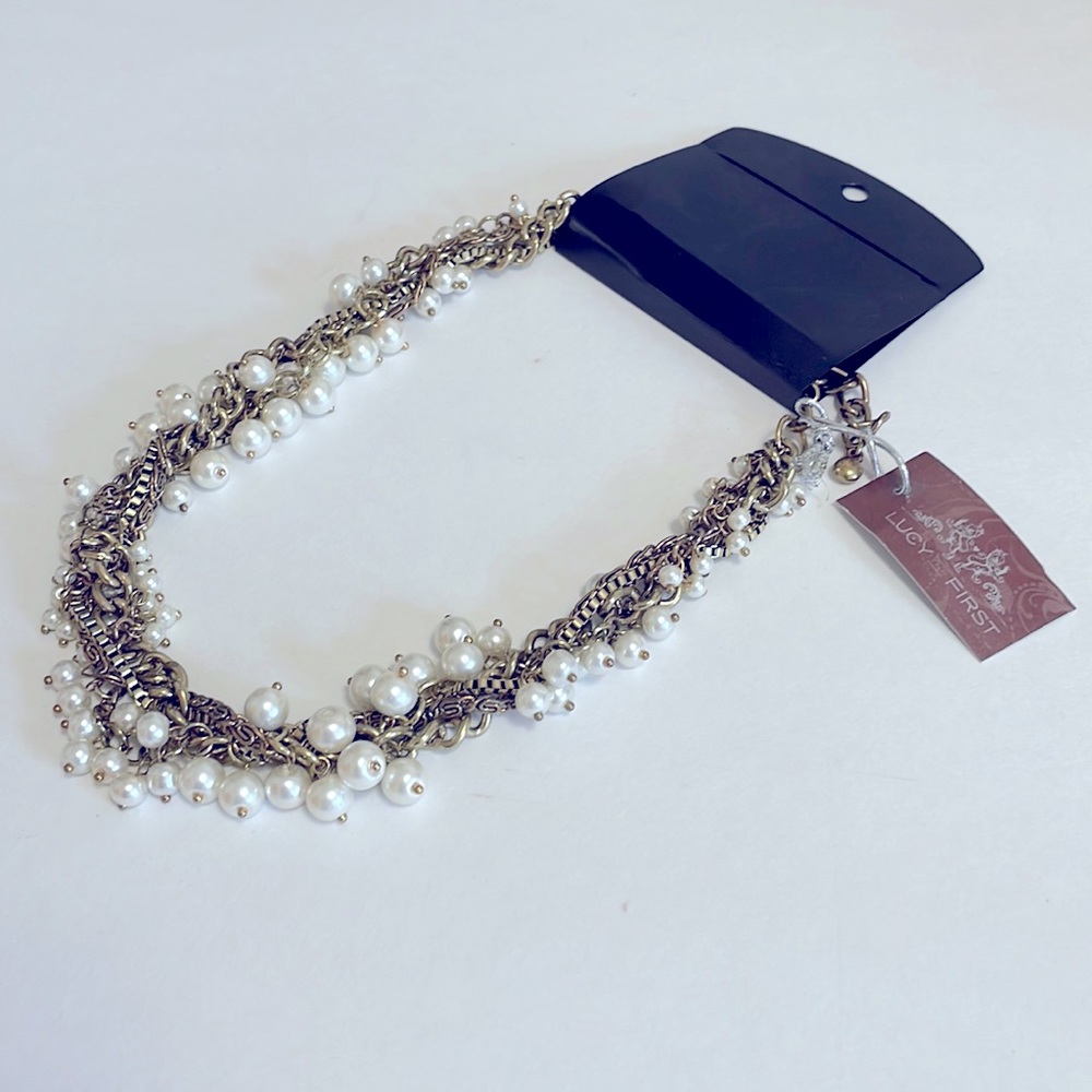 Lucy The First Necklace | Pearl & Gold